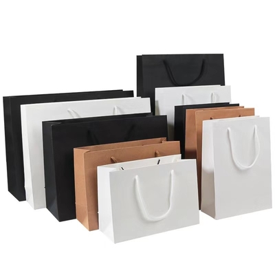 کیف کاغذی خرید با ارتفاع 17 تا 44 سانتی‌متر کیف کاغذی قهوه‌ای دسته دار