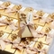 جعبه کاغذی بسته بندی شکلات اروپایی 8.66*8.66*2.56 در جعبه های آب نبات ضد آب