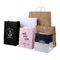 لوگوی سفارشی 170 گرمی بسته بندی کیسه کاغذی بازیافتی برای لباس
