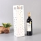 کیسه های کاغذی بطری شراب با چاپ طلایی 12.5x11x33.6CM سفارشی