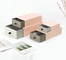 جعبه های جواهرات کاغذی سفارشی 85x85x35mm مخملی داخل بسته بندی جعبه کادو لمینیت مات